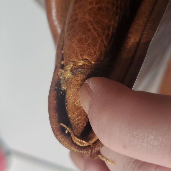 Patricia Nash Luzille Brown Leather Tote Backpack Distressed Leather Finish - Picture 15 of 16